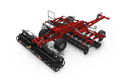 Occitan T60 Semi-mounted shallow stubble disc harrow from 36 to 52 independent discs Gregoire Besson